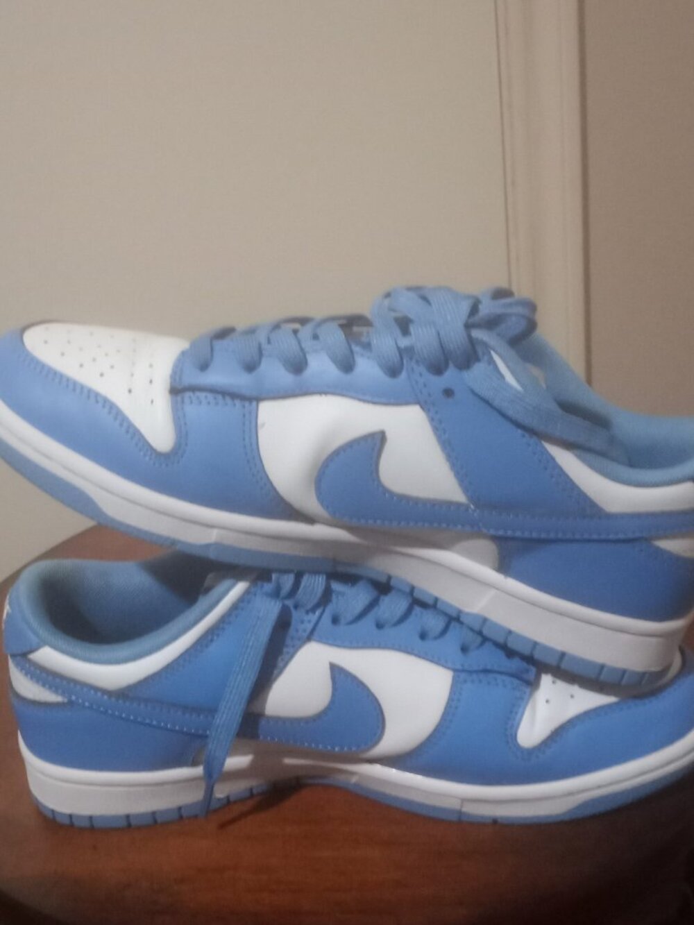 Women's Nike Dunk Low University Blue UNC Sneakers CW1590-103 Size 8 - Picture 11 of 14